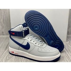 Nike Air Force 1 High QS Patriots Grey Navy Red DZ7338-001 WMN'S 14.5/Men’s 13
